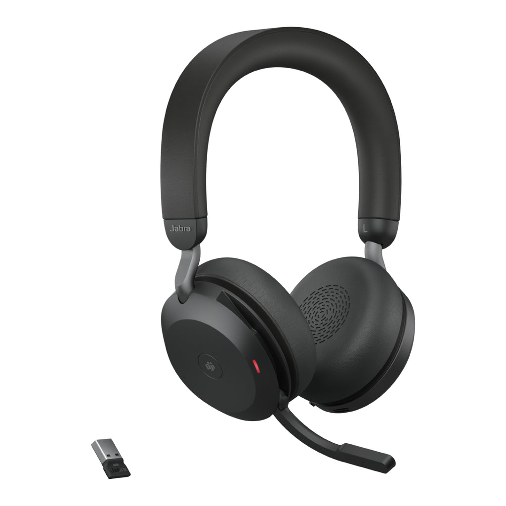 Jabra Evolve2 75 Auriculares Inalámbrico Diadema Oficina/Centro de llamadas Bluetooth Base de carga Negro (3)