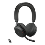 Jabra Evolve2 75 Auriculares Inalámbrico Diadema Oficina/Centro de llamadas Bluetooth Base de carga Negro (3)