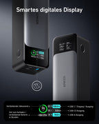 Anker 737 24000 mAh Negro, Plata