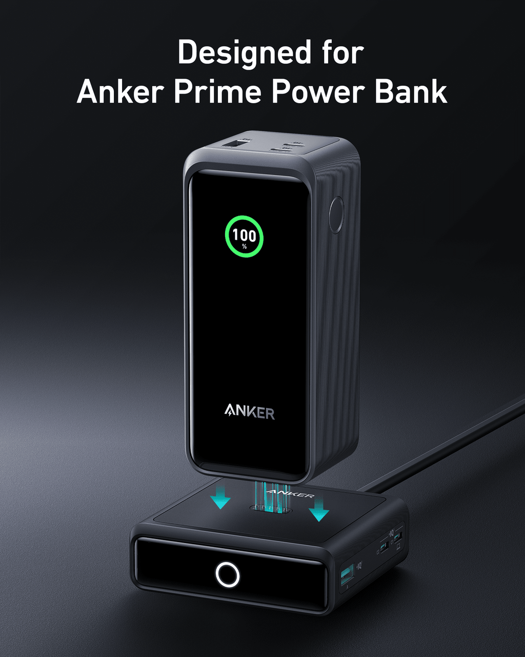 Anker Prime Universal Negro USB carga rápida Interior