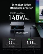 Anker Prime GaN Universal Negro carga rápida Interior