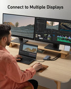 Anker Innovations A83880A1 hub de interfaz USB Type-C 10000 Mbit/s Gris