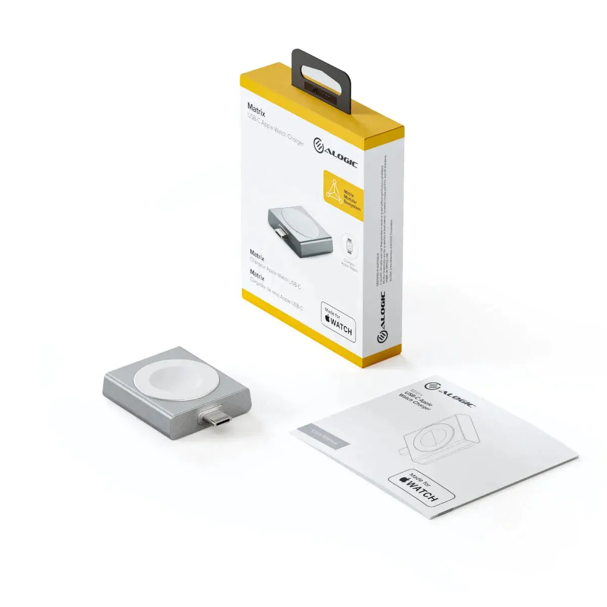 ALOGIC MAGAWC cargador para dispositivo móvil Smartwatch Blanco USB carga