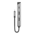 ALOGIC Ultra adaptador USB-C a doble HDMI 4K con carga 100W