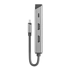 ALOGIC Ultra adaptador USB-C a doble HDMI 4K con carga 100W