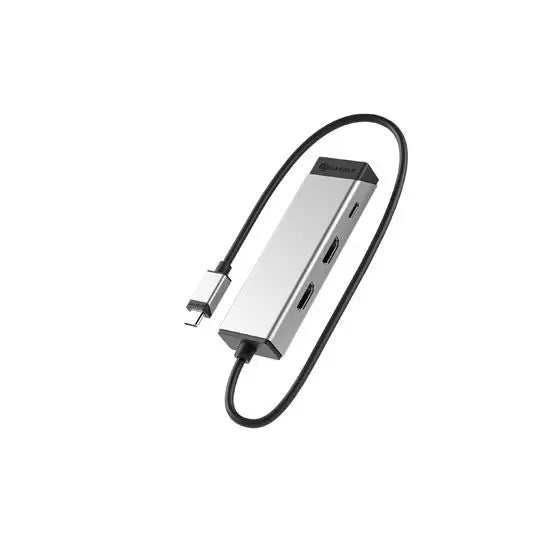 ALOGIC Ultra adaptador USB-C a doble HDMI 4K con carga 100W