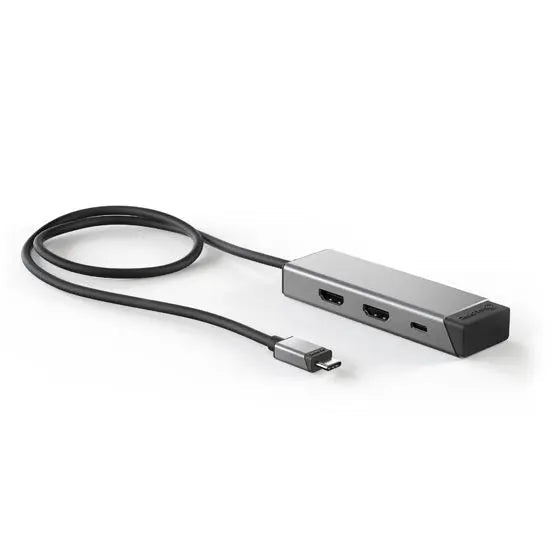 ALOGIC Ultra adaptador USB-C a doble HDMI 4K con carga 100W