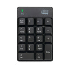 Adesso WKB-6010UB - teclado numérico de 18 teclas inalámbrico resistente