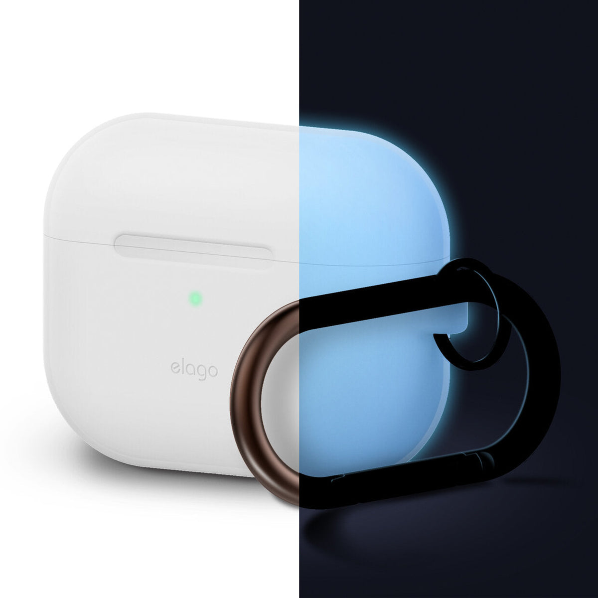 elago Original funda colgante para AirPods Pro (1.ª gen.) Nightglow (EAPPOR-HANG-LUBL)