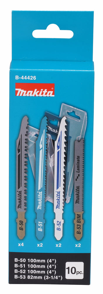 Makita Juego De 10 Hojas De Sierra De Calar B-44426