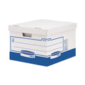 Bankers Box - caja grande resistente, azul, paquete de 10