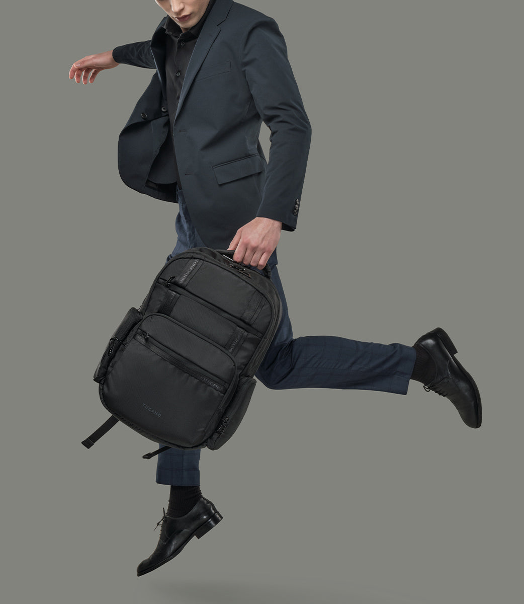 Planet Ags Mochila Negra - Para Macbook Pro 16 Portátil 17