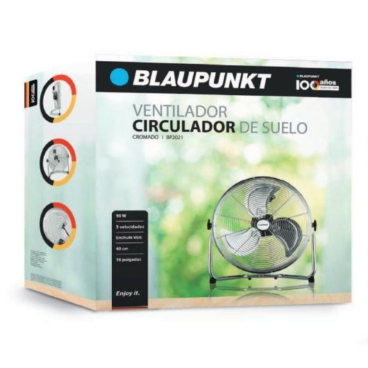 Ventilador de Suelo Blaupunkt Industrial BP2021/ 90W/ Aspas 40cm/ 3 velocidades (2)