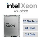 Intel 2.9GHz 20 núcleos 40 hilos 52.5MB caché FCLGA4677 Socket