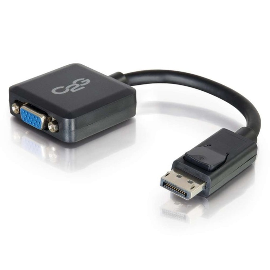 DP to VGA Adapter Converter - Black - M/F - Cable DisplayPort - DisplayPort