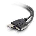 C2G USB C Cable Black a USB-C 2.0 1m moldeado
