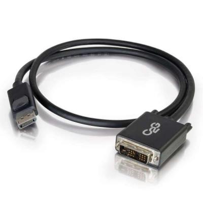 C2G DP to DVI Black Cable DisplayPort a DVI-D 2m (3)