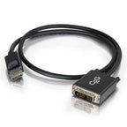 C2G DP to DVI Black Cable DisplayPort a DVI-D 2m (3)