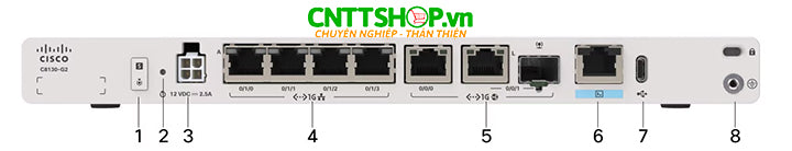 Cisco Ent Net C8130-G2 Router 1GbE Puertos WAN 2 montable (2)