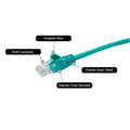 connektgear 1m RJ45 CAT6 UTP Stranded Flush Moulded LS0H Network Cable - 24AWG (31-0010GN)