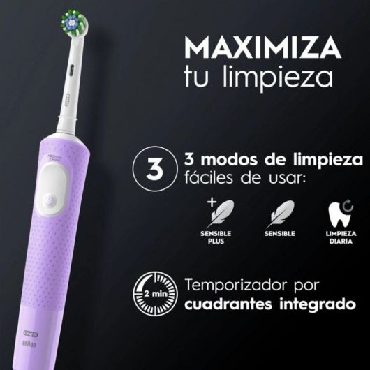 Cepillo Dental Braun Oral-B Vitality Pro/ Purpura (3)