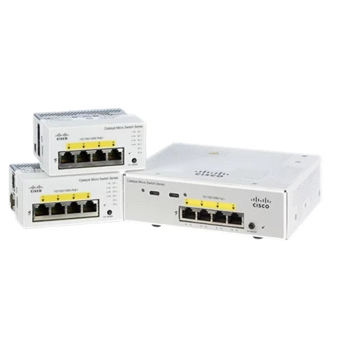 Cisco Ent Net CMICR-4PT - Conmutador, 4 x 10/100/1000 (3)