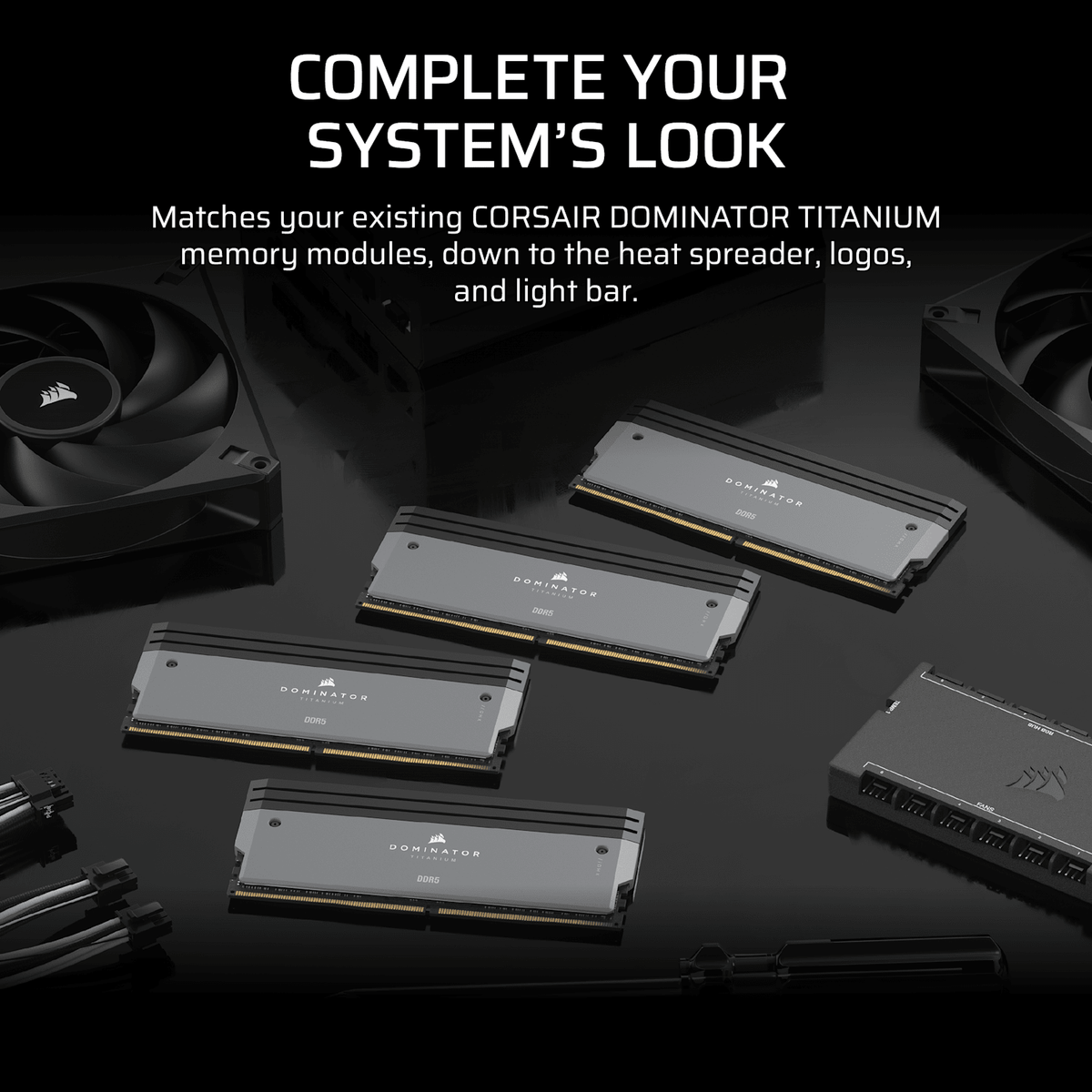 Corsair Dominator Titanium Kit de mejora de luz RGB Universal