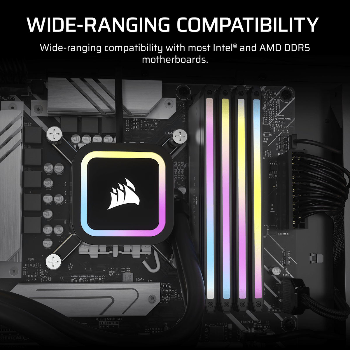 Corsair Dominator Titanium Kit de mejora de luz RGB Universal