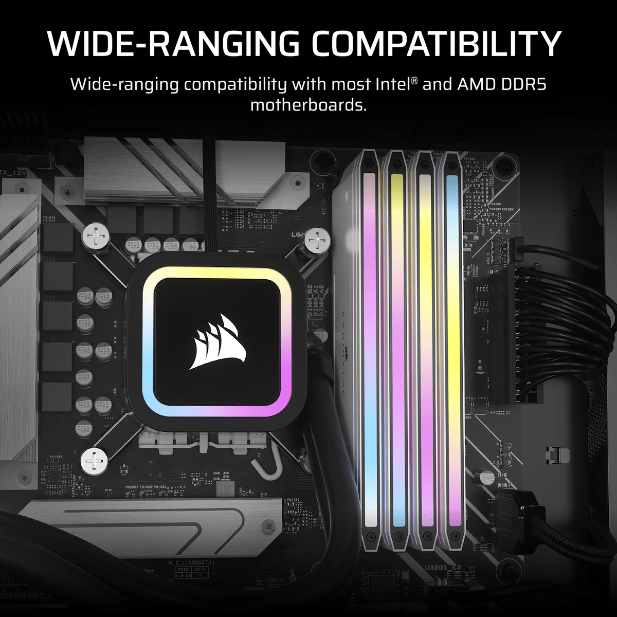Corsair CMPLEKIT2W pieza de caja de ordenador Kit de accesorios Universal