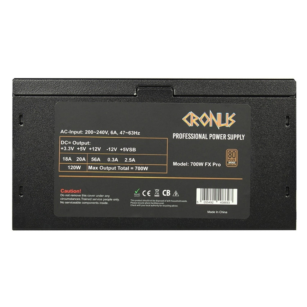 cronus Evo Labs CRONUS-700ATV fuente alimentación 700W 20+4 pin ATX