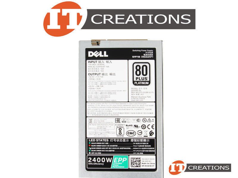 Dell PWR SPLY 2400W RDNT DEL CXC2T-RFB – Reacondicionado (3)