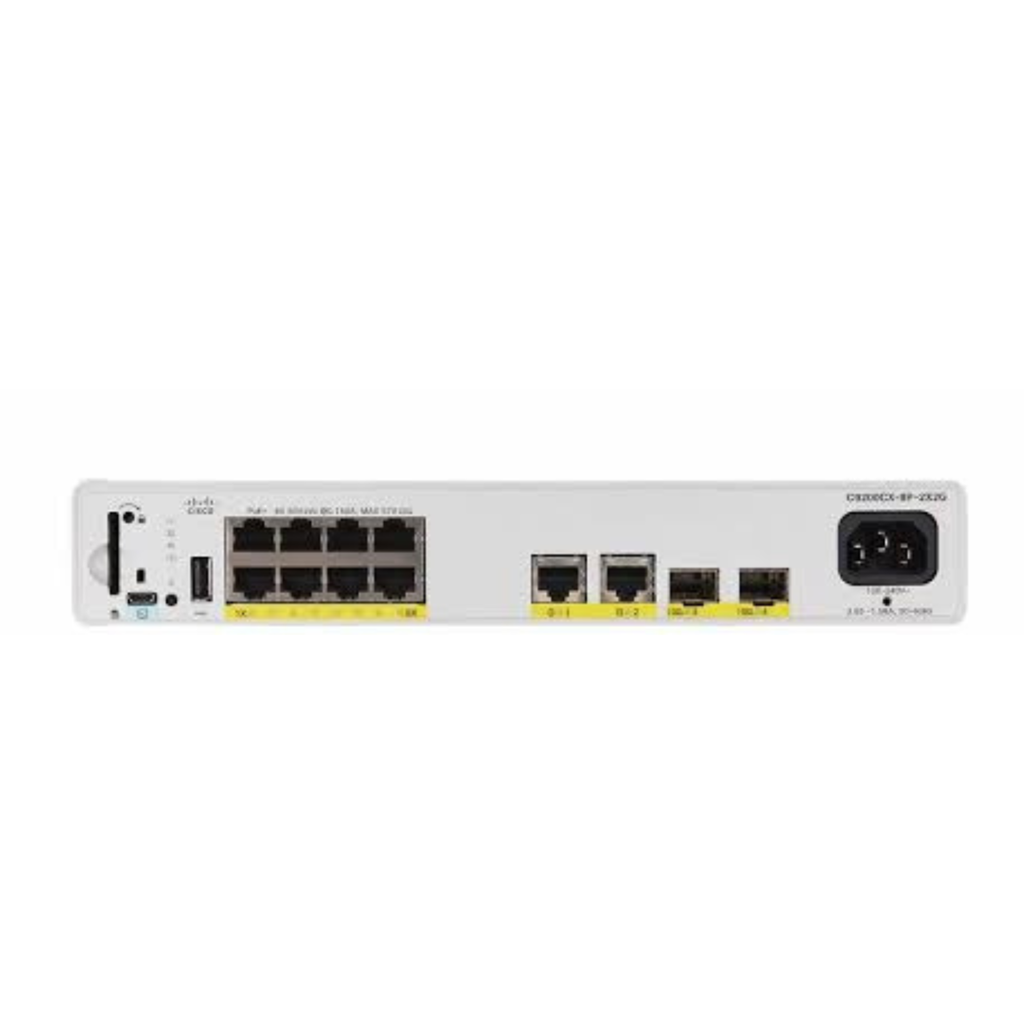 Cisco Ent Net C9200CX-8P-2X2G-E - Network Essentials, conmutador, compacto, L3