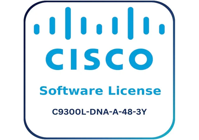 Licencia Cisco C9300L-DNA-A-48-3Y DNA (3)