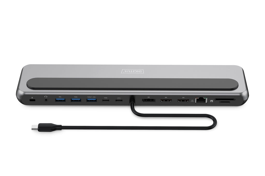 Digitus base de conexión USB-C 8K, 12 puertos