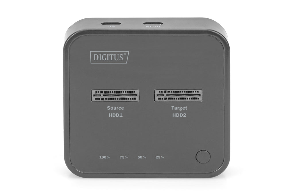 Digitus Base de conexión doble M.2 NVMe SSD con función de clonado sin conexión