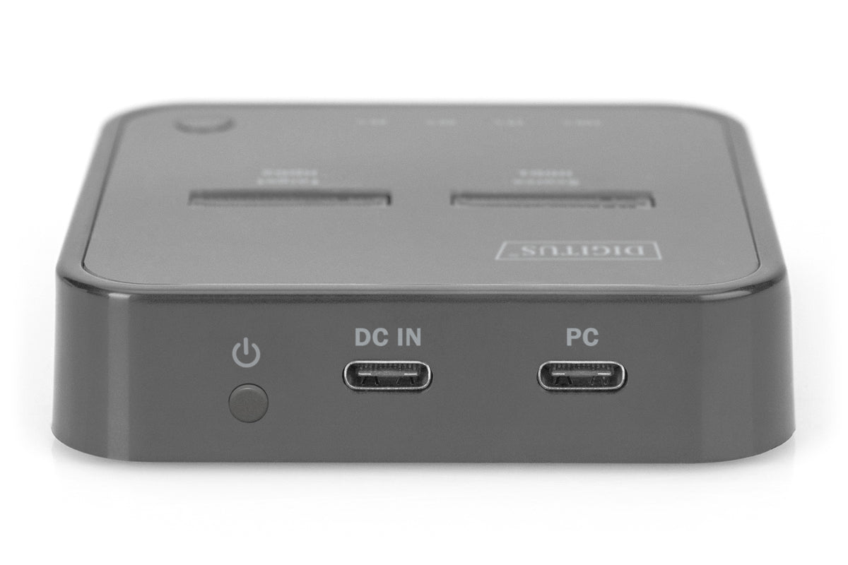 Digitus Base de conexión doble M.2 NVMe SSD con función de clonado sin conexión