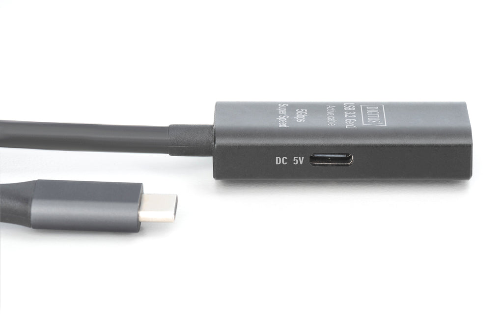 Digitus Active USB 3.2 Gen1 5G extension cable, USB-C - USB-A, 10m