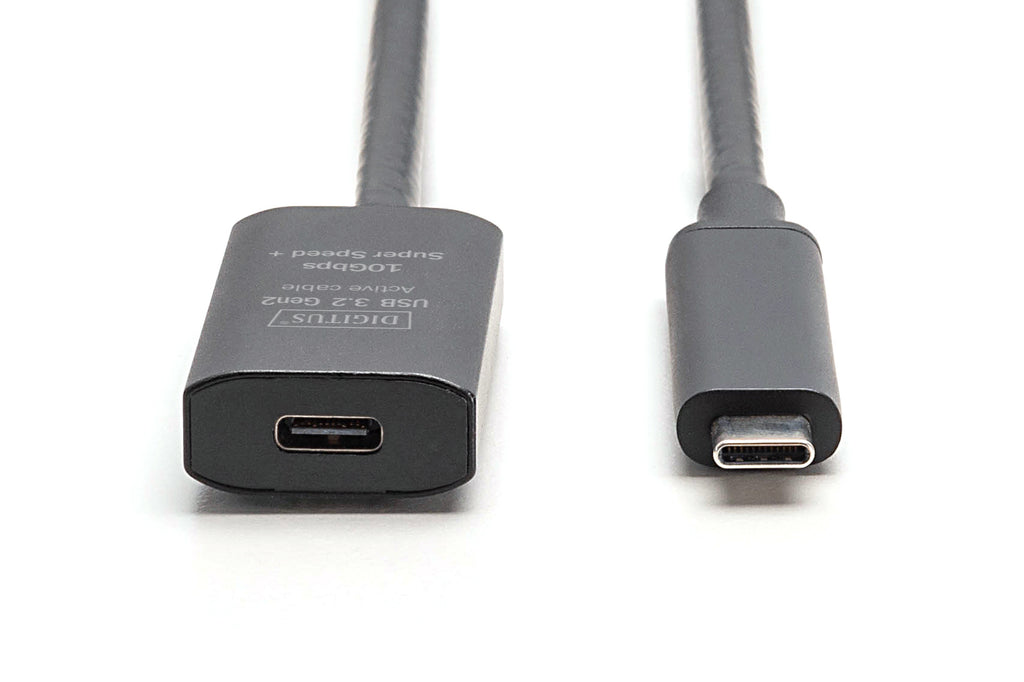 Digitus Active USB 3.2 Gen2 10G extension cable, USB-C - USB-C, 5m