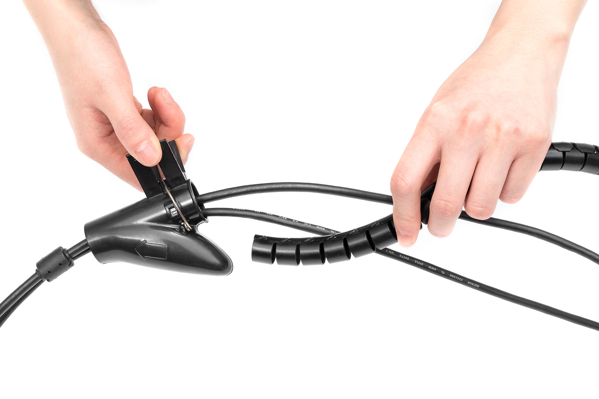 Digitus DA-90508 Organizador de cables Funda de cable Escritorio/Pared Negro 1