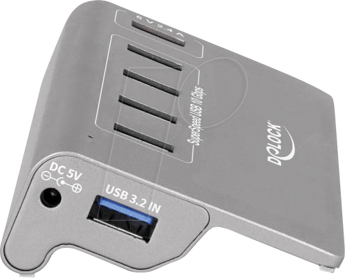 DeLOCK Hub USB 10 Gbps 4 puertos Tipo 1 puerto (4)