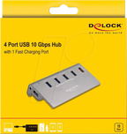 DeLOCK Hub USB 10 Gbps 4 puertos Tipo 1 puerto (2)