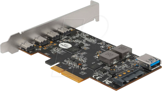 DeLOCK Tarjeta PCI Express x4 4 x USB Tipo C (2)