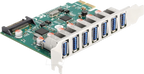 DeLOCK Tarjeta PCI Express x1 7 x USB 5 Gbps
