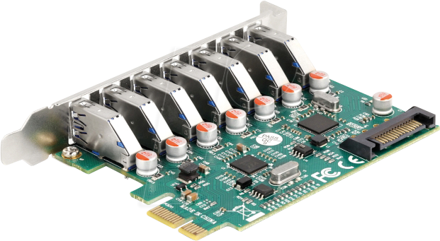 DeLOCK Tarjeta PCI Express x1 7 x USB 5 Gbps (3)