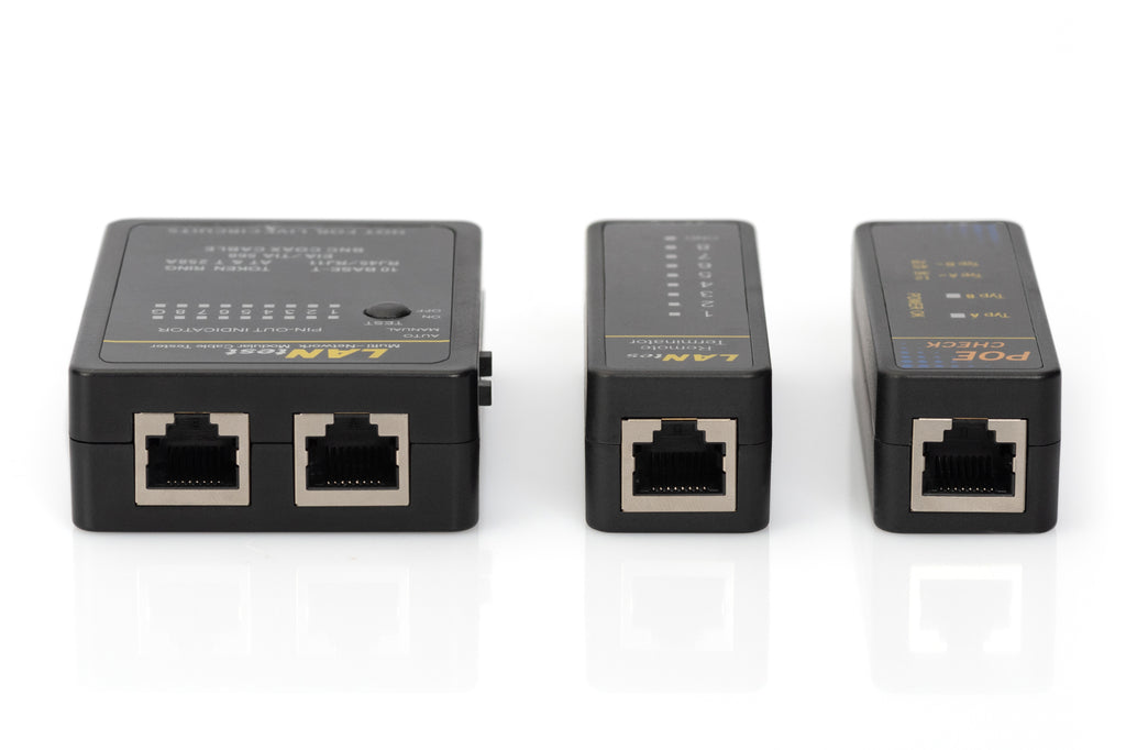 Digitus Comprobador de cable de red y comunicación, RJ45 y BNC