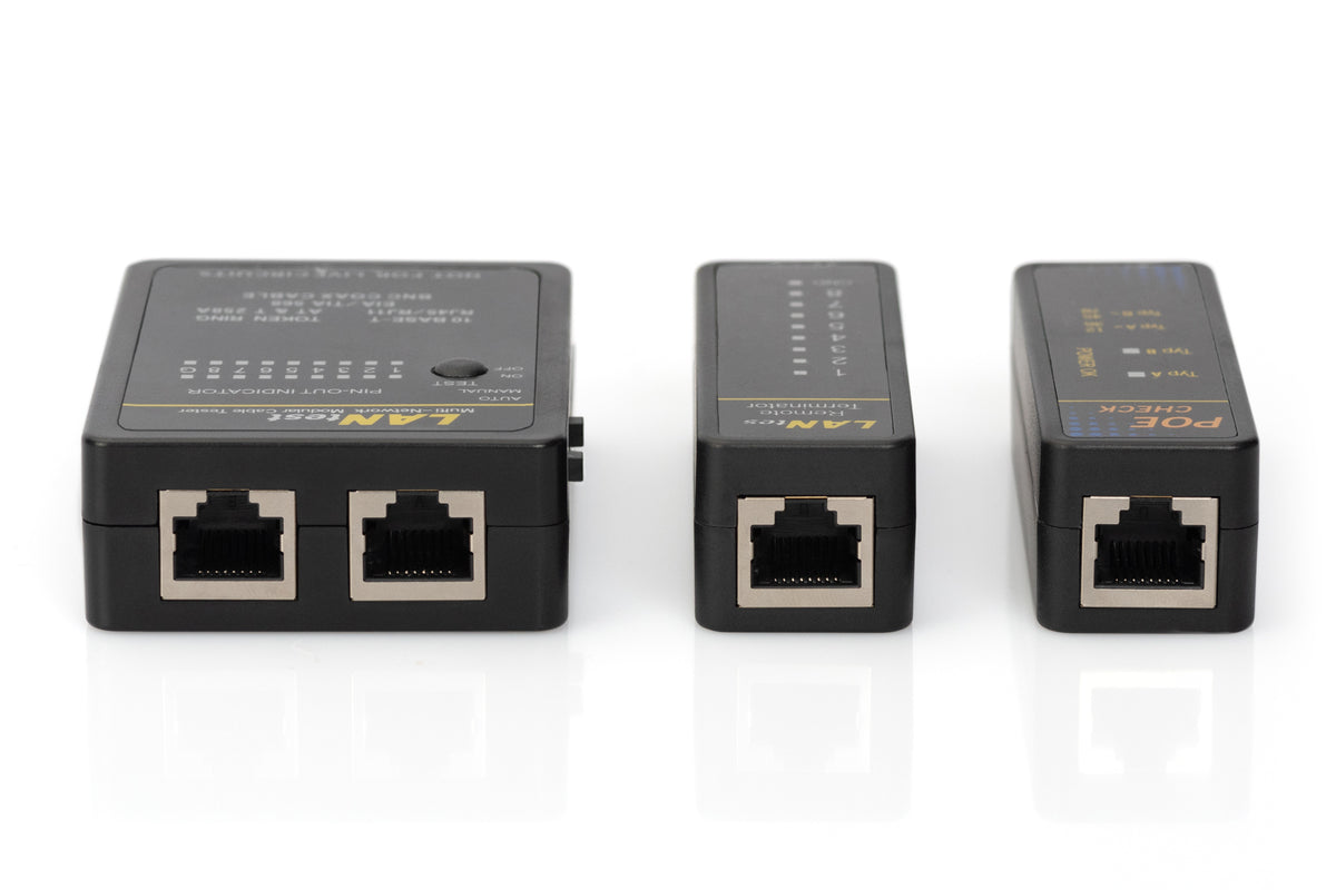 Digitus Comprobador de cable de red y comunicación, RJ45 y BNC