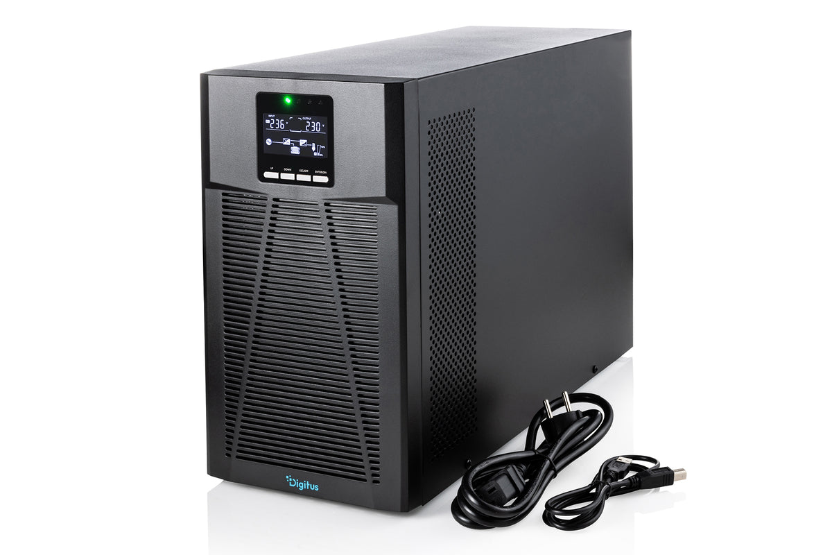 Digitus OnLine UPS systems, tower type, 3000 VA / 3000 W