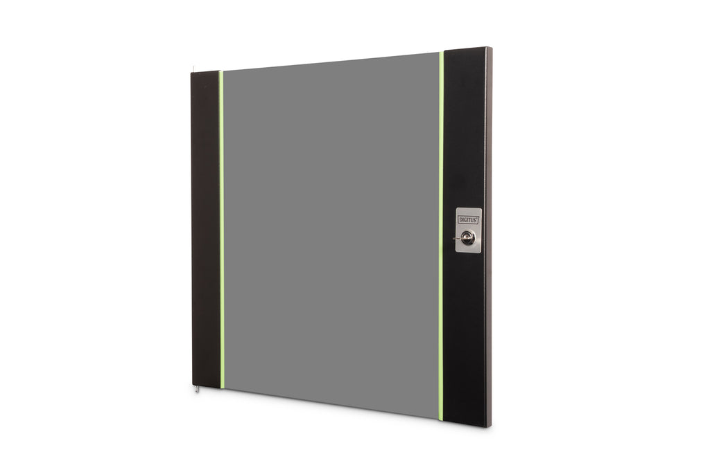 Digitus Puerta frontal de cristal para armario de pared 19 12U serie Unique
