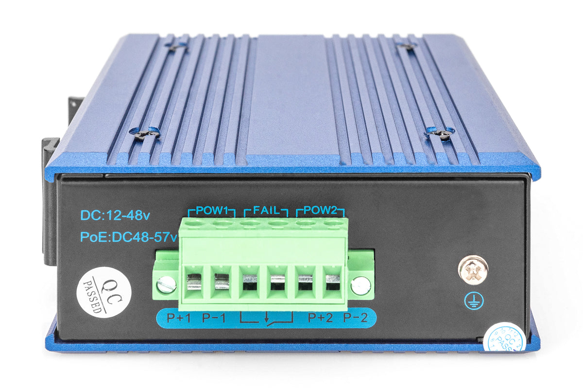 Digitus Conmutador de red Gigabit de 4 puertos, industrial, no gestionado