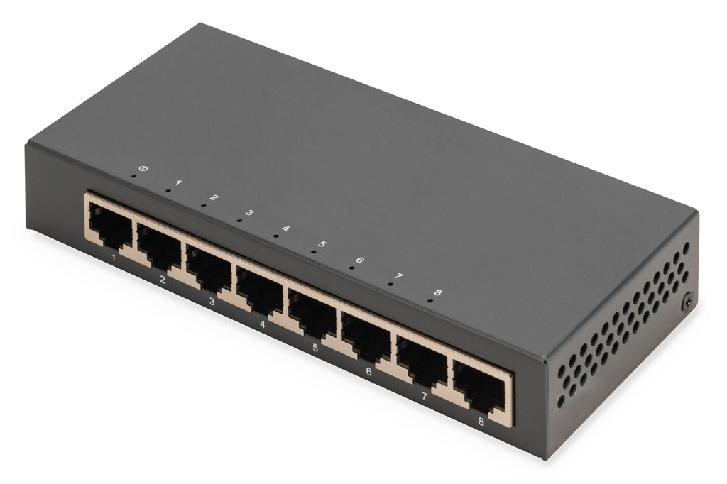 Digitus Conmutador Gigabit de 8 puertos, sobremesa, no gestionado